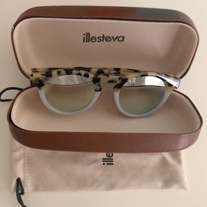 Illesteva Italian mirrored sunglasses